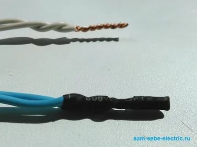 Как соединить два провода изолентой