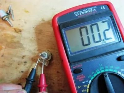 Как измерить сопротивление переменного резистора